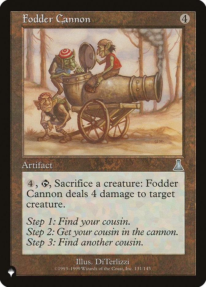 Fodder Cannon [The List] | Exor Games Bridgewater