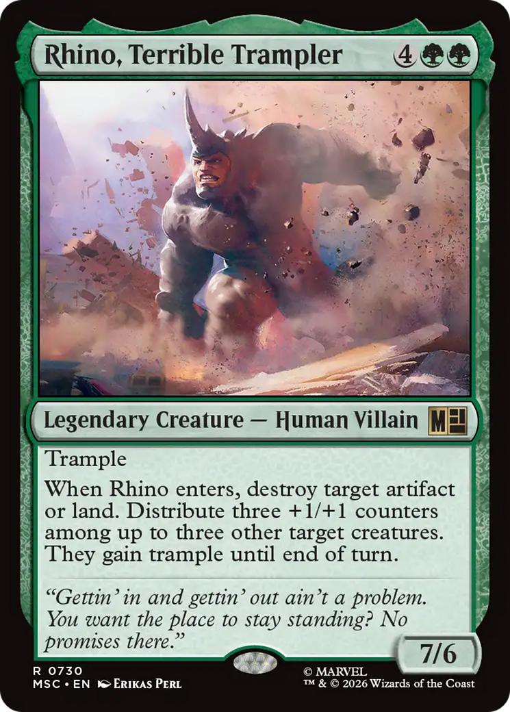 Rhino, Terrible Trampler [Marvel Super Heroes Commander] | Exor Games Bridgewater