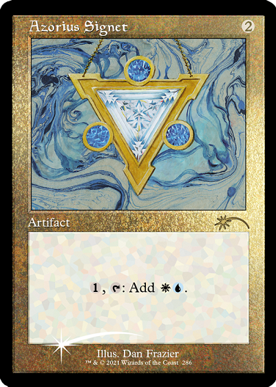 Azorius Signet (Retro) (Foil Etched) [Secret Lair Drop Series] | Exor Games Bridgewater