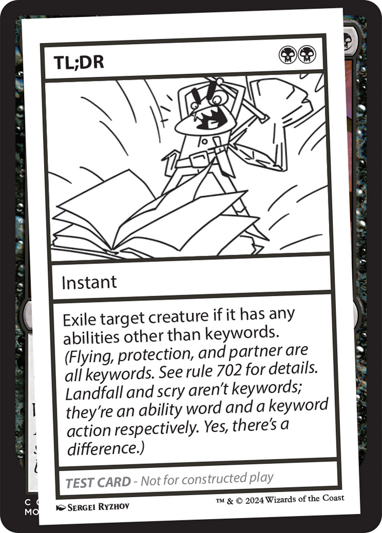 TL;DR [Mystery Booster 2 Playtest Cards] | Exor Games Bridgewater