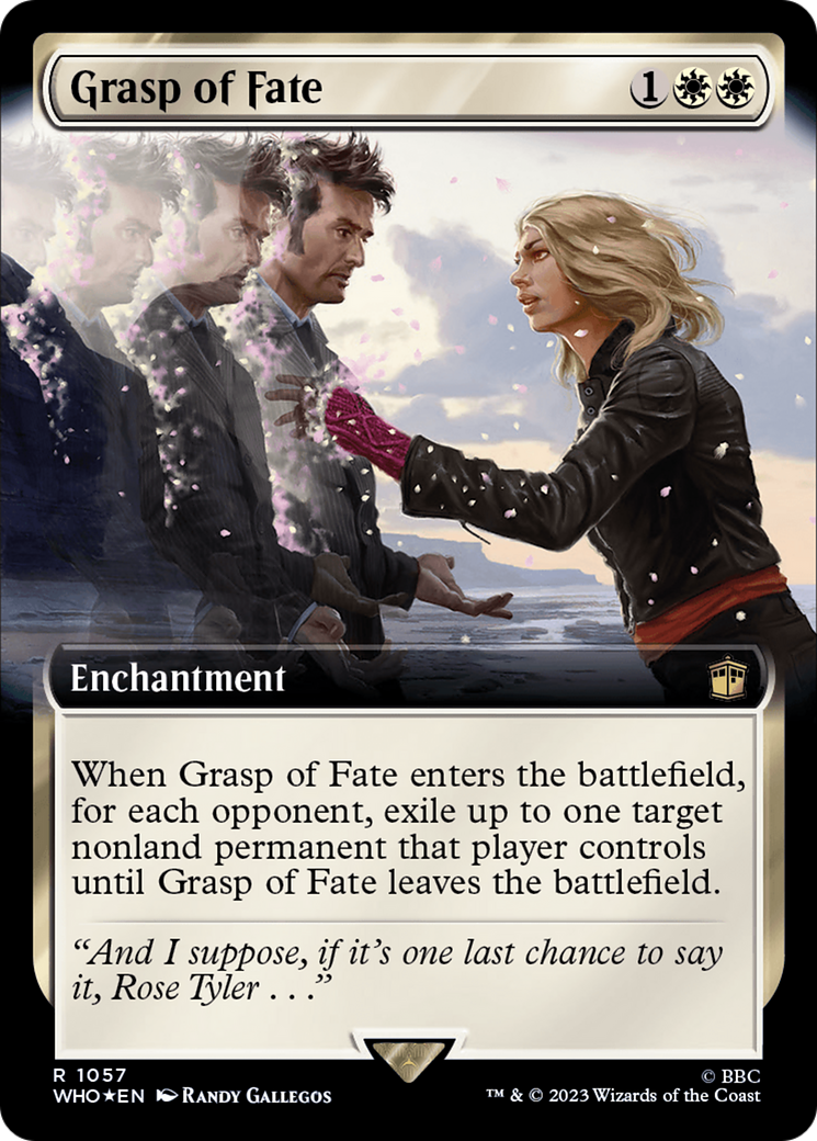 Grasp of Fate (Extended Art) (Surge Foil) [Doctor Who] | Exor Games Bridgewater