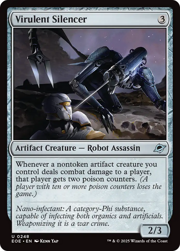 Virulent Silencer [Edge of Eternities] | Exor Games Bridgewater