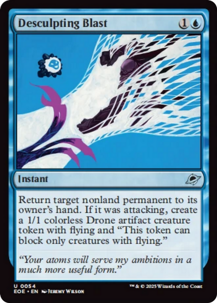 Desculpting Blast [Edge of Eternities] | Exor Games Bridgewater