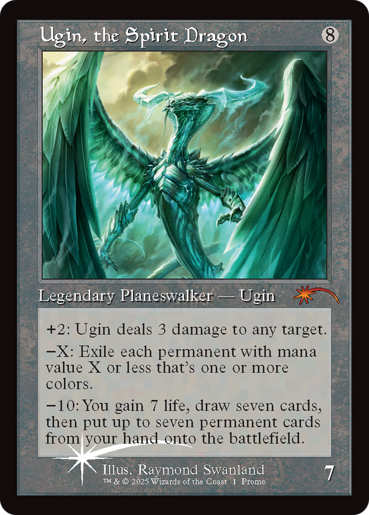 Ugin, the Spirit Dragon (Retro Frame) [Secret Lair Drop Series] | Exor Games Bridgewater