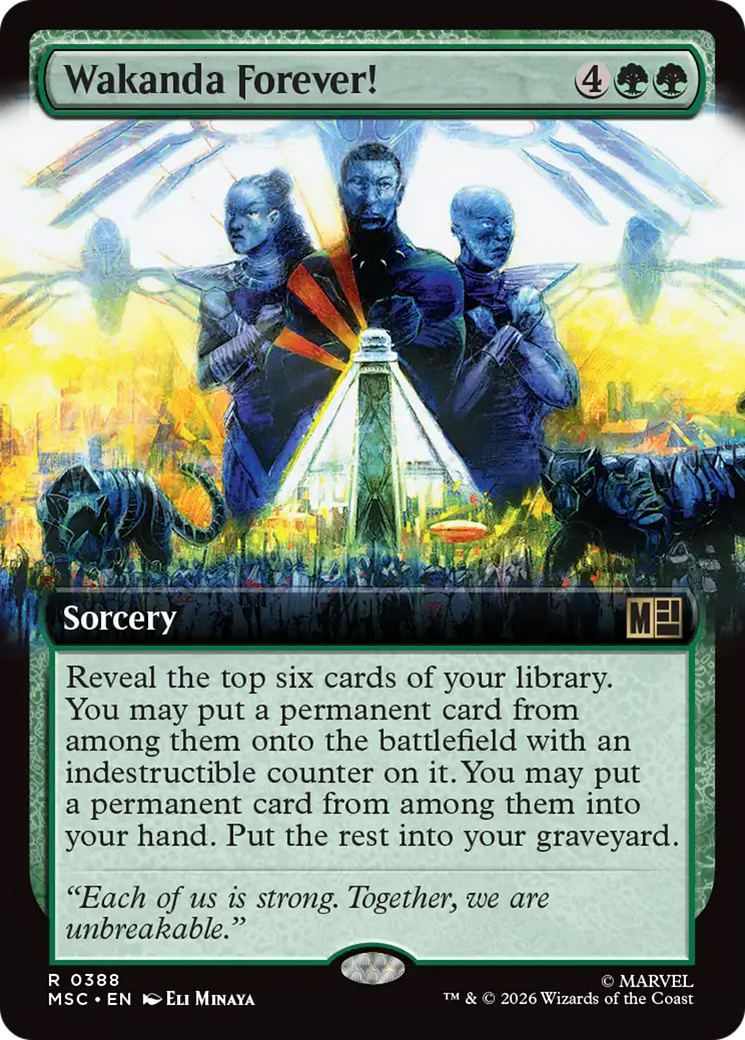 Wakanda Forever! (Extended Art) [Marvel Super Heroes Commander] | Exor Games Bridgewater