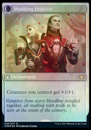 Wedding Announcement // Wedding Festivity [Innistrad: Crimson Vow Prerelease Promos] | Exor Games Bridgewater