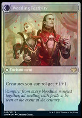 Wedding Announcement // Wedding Festivity [Innistrad: Crimson Vow Prerelease Promos] | Exor Games Bridgewater