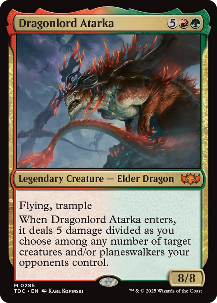 Dragonlord Atarka [Tarkir: Dragonstorm Commander] | Exor Games Bridgewater