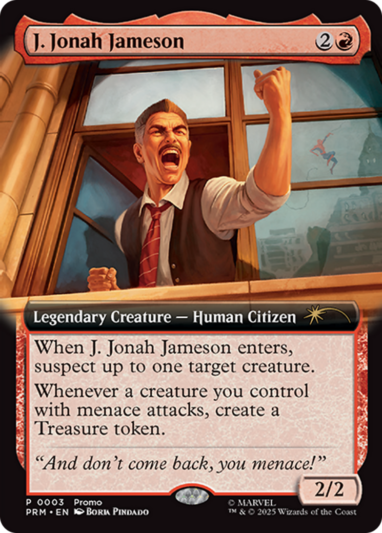 J. Jonah Jameson (Extended Art) [Marvel's Spider-Man Promos] | Exor Games Bridgewater