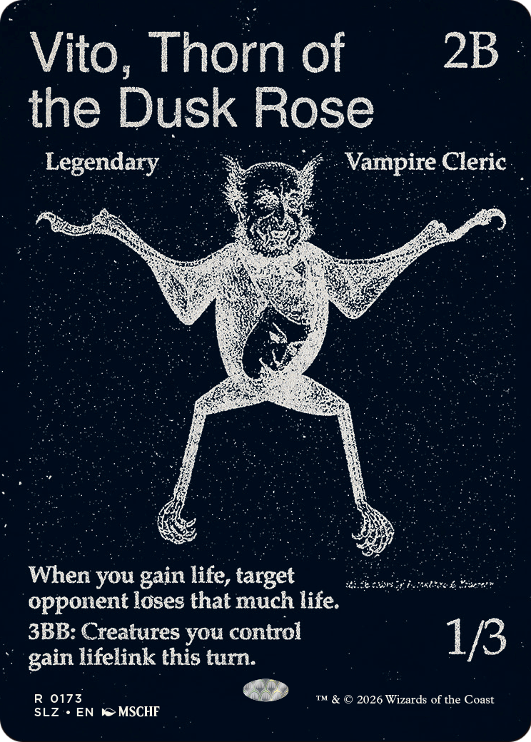 Vito, Thorn of the Dusk Rose (0173) [Secret Lair x MSCHF: The Zeta Set] | Exor Games Bridgewater