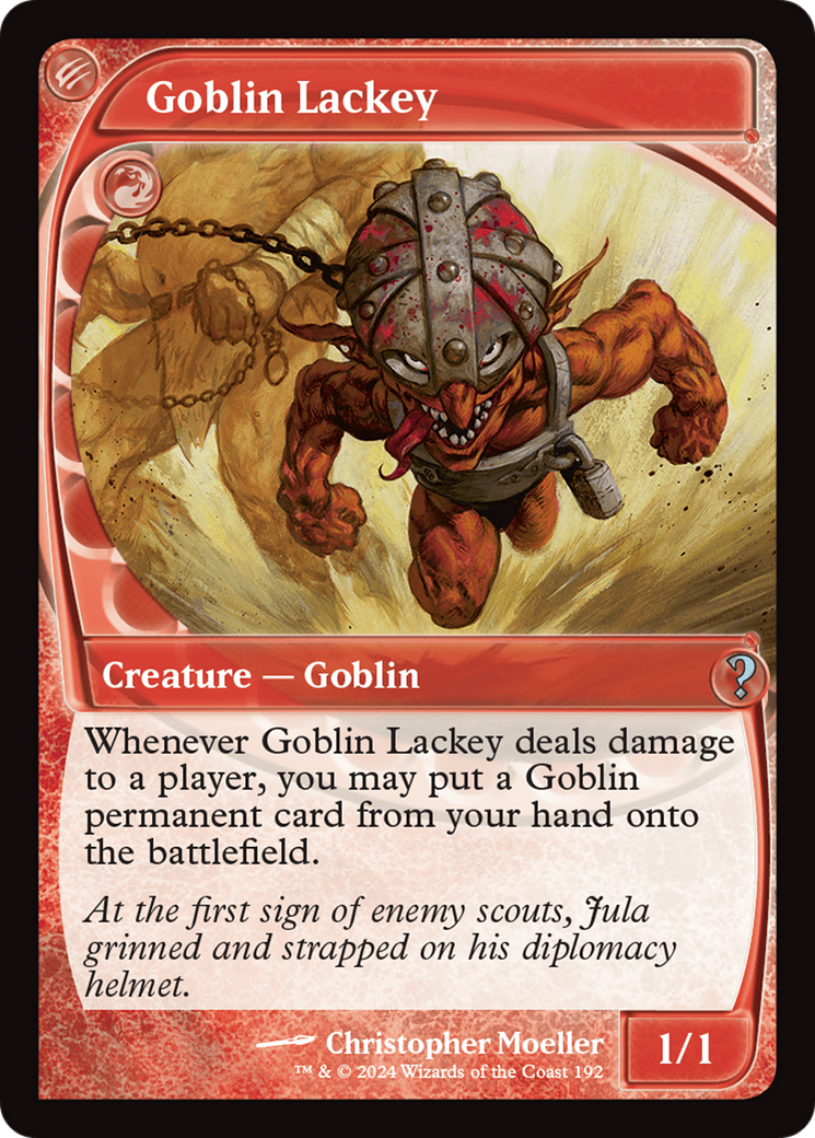 Goblin Lackey (Future Sight) [Mystery Booster 2] | Exor Games Bridgewater