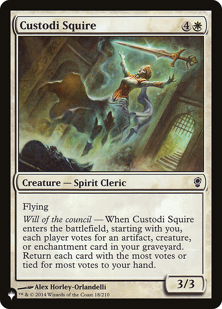 Custodi Squire [The List Reprints] | Exor Games Bridgewater