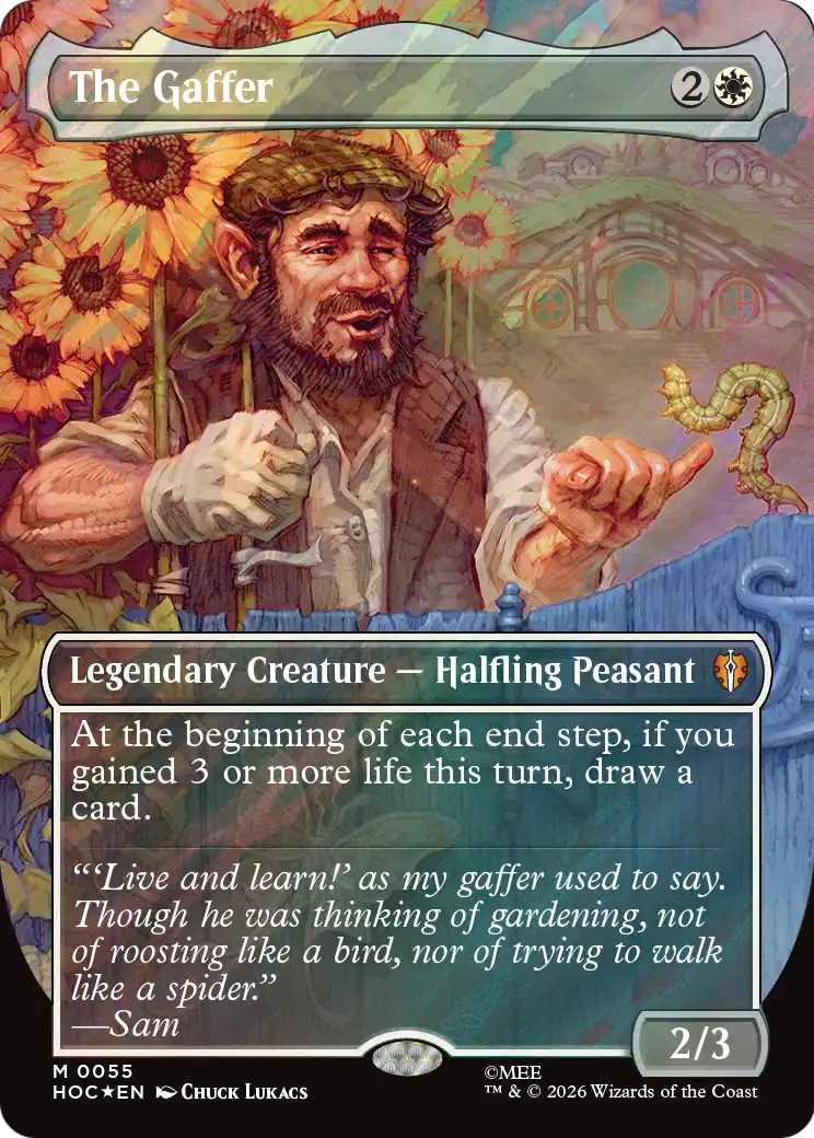 The Gaffer (Borderless) (Surge Foil) [The Hobbit] | Exor Games Bridgewater