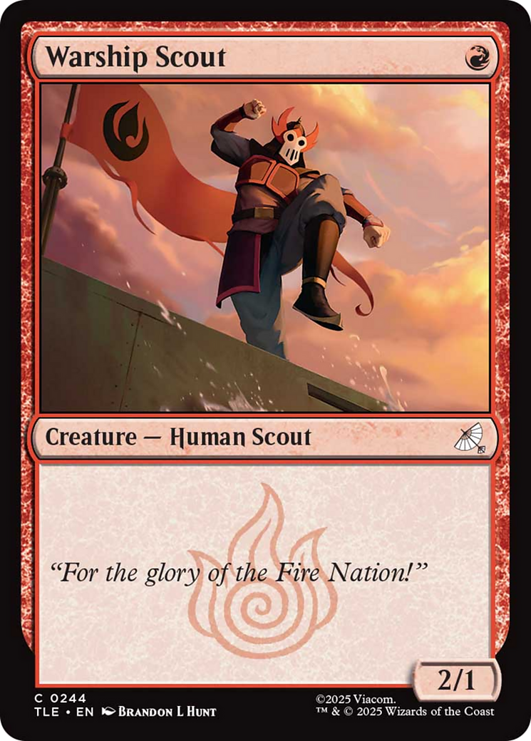 Warship scout [Avatar: The Last Airbender: Eternal-Legal] | Exor Games Bridgewater