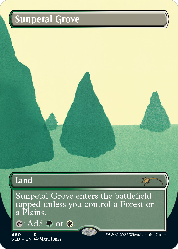 Sunpetal Grove (Borderless) [Secret Lair Drop Series] | Exor Games Bridgewater