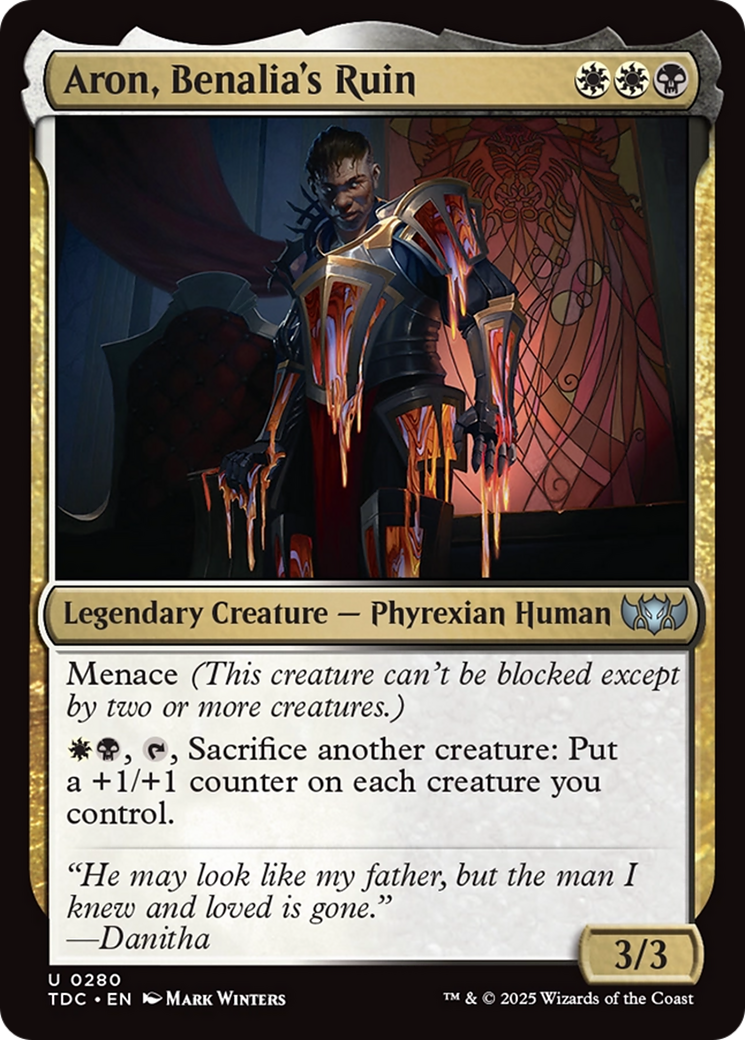 Aron, Benalia's Ruin [Tarkir: Dragonstorm Commander] | Exor Games Bridgewater