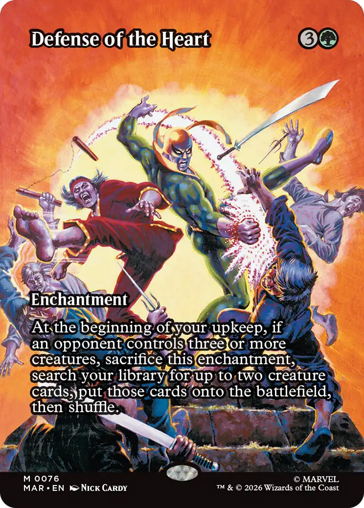 Defense of the Heart (Borderless) [Marvel Universe: Eternal-Legal] | Exor Games Bridgewater