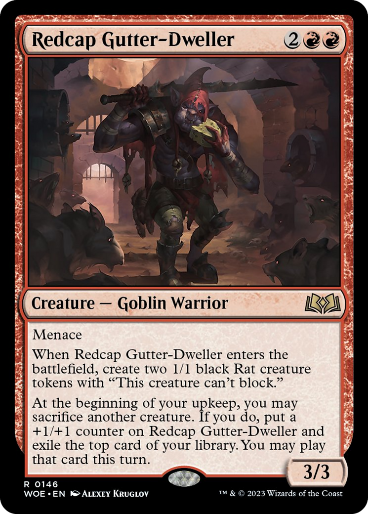 Redcap Gutter-Dweller [Wilds of Eldraine] | Exor Games Bridgewater