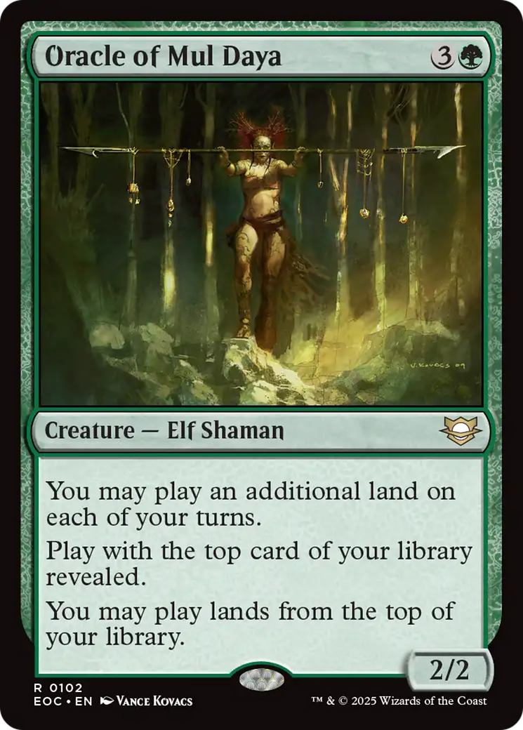 Oracle of Mul Daya [Edge of Eternities Commander] | Exor Games Bridgewater