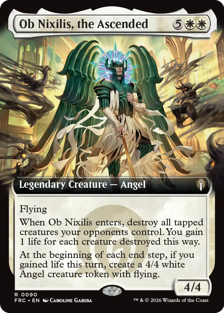 Ob Nixilis, the Ascended (Extended Art) [Reality Fracture Commander] | Exor Games Bridgewater