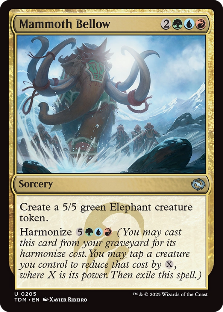 Mammoth Bellow [Tarkir: Dragonstorm] | Exor Games Bridgewater