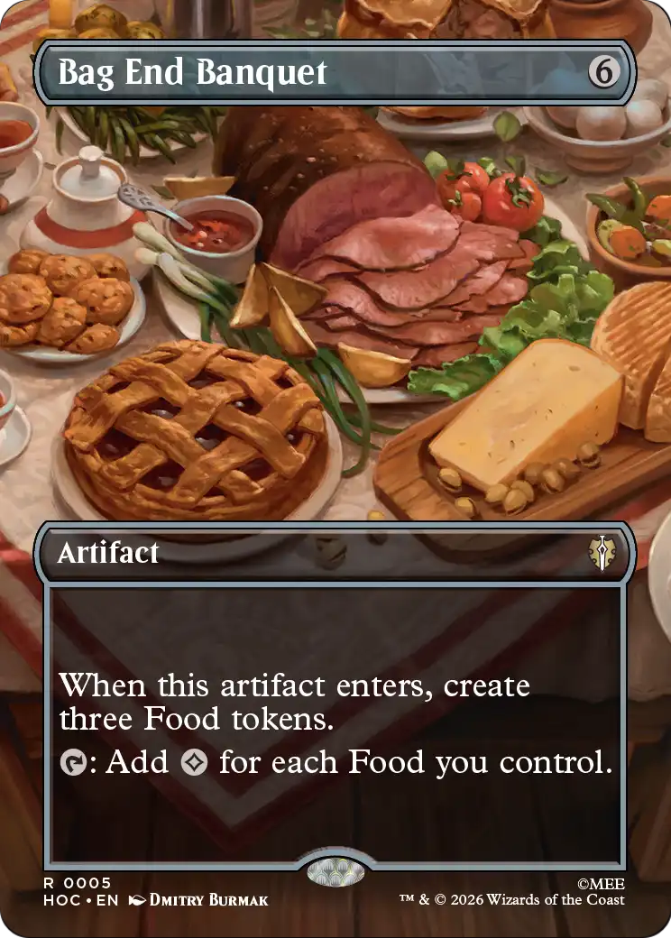 Bag End Banquet (Borderless) [The Hobbit: Eternal-Legal] | Exor Games Bridgewater