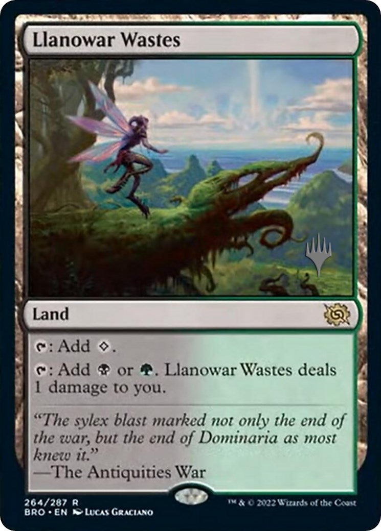Llanowar Wastes (Promo Pack) [The Brothers' War Promos] | Exor Games Bridgewater