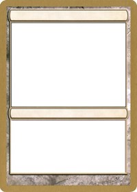 2004 World Championship Blank Card [World Championship Decks 2004] | Exor Games Bridgewater