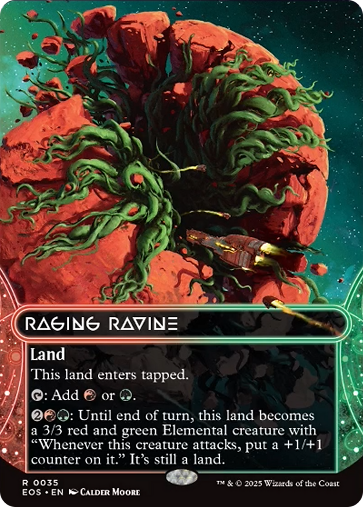 Raging Ravine (0035) (Borderless) [Edge of Eternities: Stellar Sights] | Exor Games Bridgewater