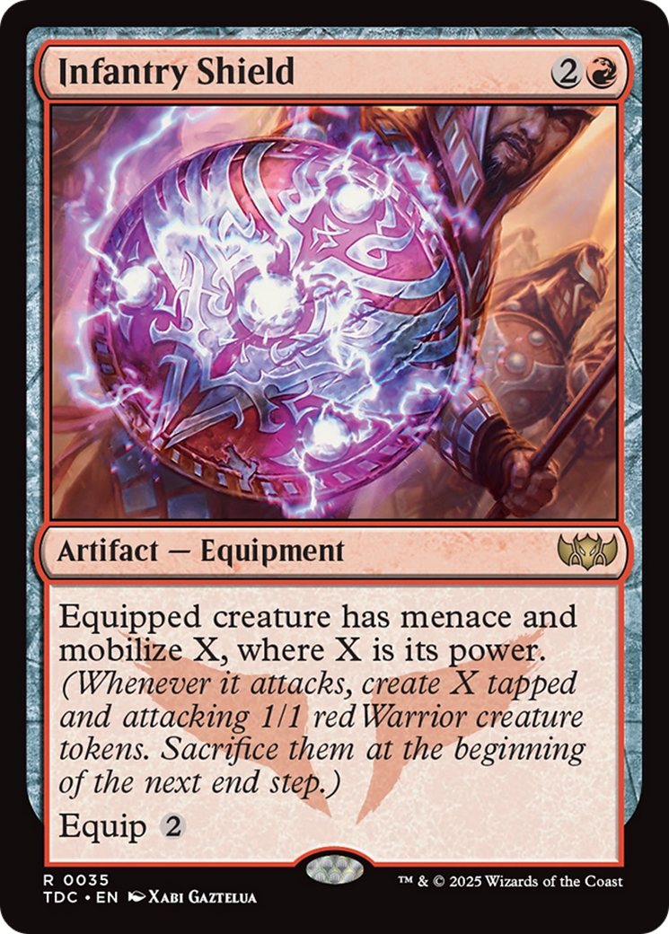 Infantry Shield [Tarkir: Dragonstorm Commander] | Exor Games Bridgewater