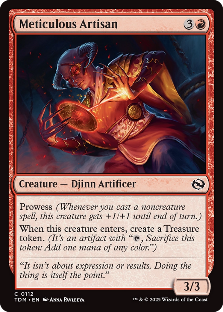 Meticulous Artisan [Tarkir: Dragonstorm] | Exor Games Bridgewater