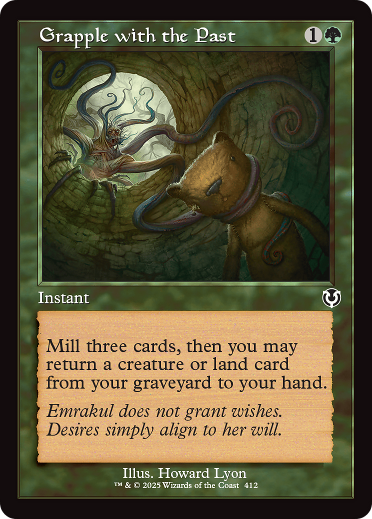 Grapple with the Past (Retro Frame) [Innistrad Remastered] | Exor Games Bridgewater