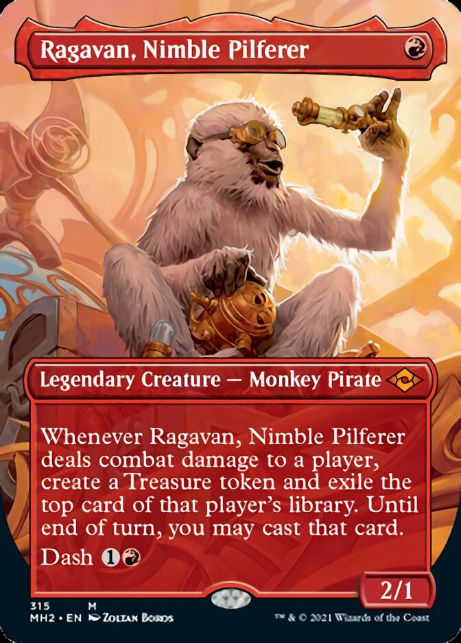 Ragavan, Nimble Pilferer (Borderless Alternate Art) [Modern Horizons 2] | Exor Games Bridgewater