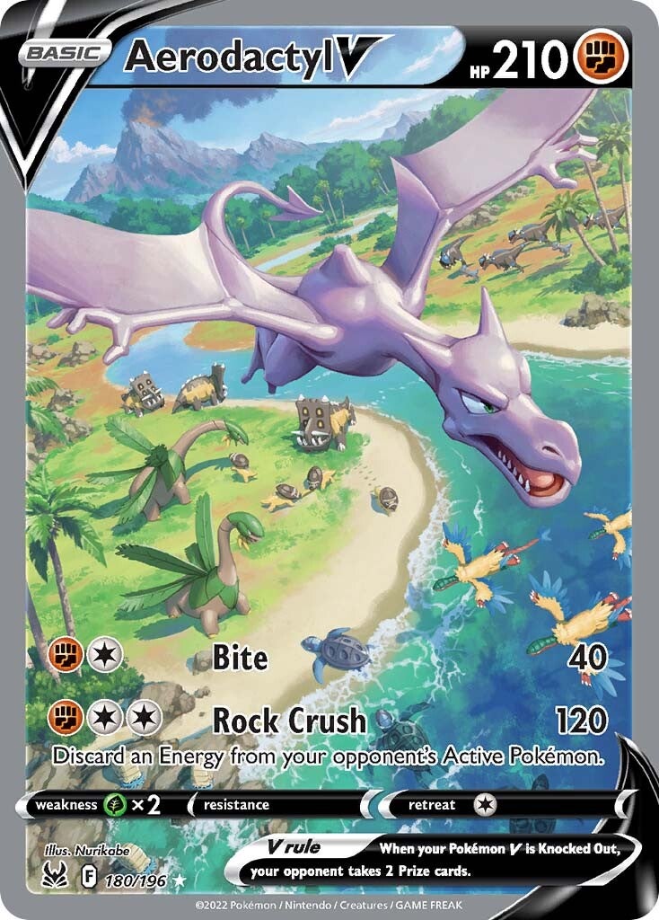 Aerodactyl V (180/196) [Sword & Shield: Lost Origin] | Exor Games Bridgewater