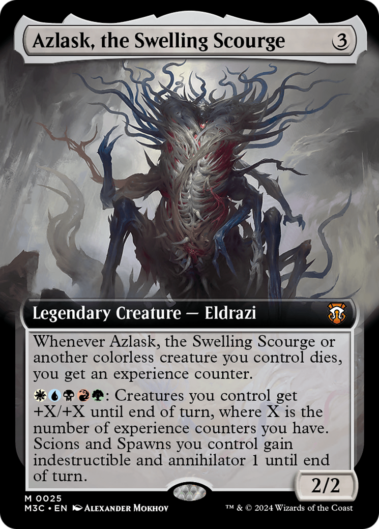 Azlask, the Swelling Scourge (Extended Art) [Modern Horizons 3 Commander] | Exor Games Bridgewater