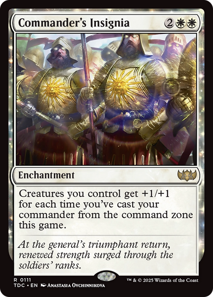 Commander's Insignia [Tarkir: Dragonstorm Commander] | Exor Games Bridgewater
