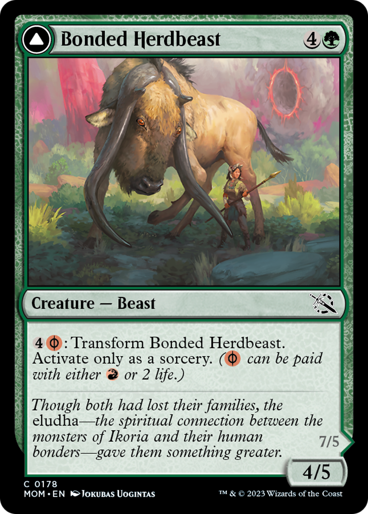 Bonded Herdbeast // Plated Kilnbeast [March of the Machine] | Exor Games Bridgewater