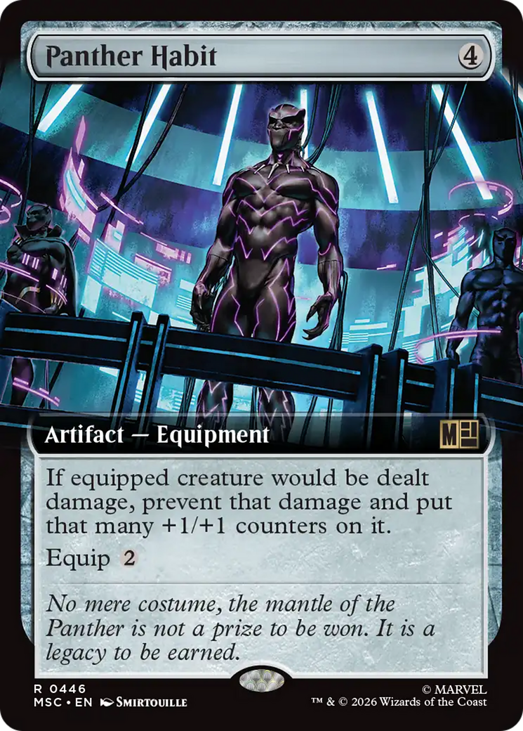 Panther Habit (Extended Art) [Marvel Super Heroes Commander] | Exor Games Bridgewater