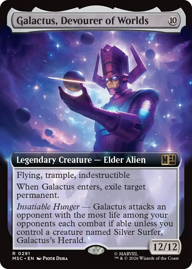 Galactus, Devourer of Worlds (Extended Art) [Marvel Super Heroes Commander] | Exor Games Bridgewater