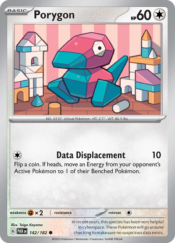 Porygon (142/182) [Scarlet & Violet: Paradox Rift] | Exor Games Bridgewater