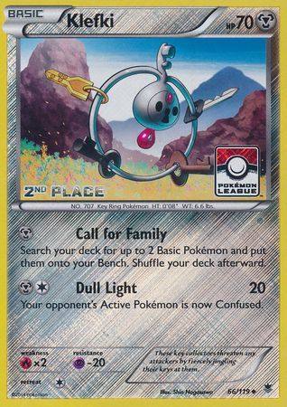 Klefki (66/119) (League Promo 2nd Place) [XY: Phantom Forces] | Exor Games Bridgewater