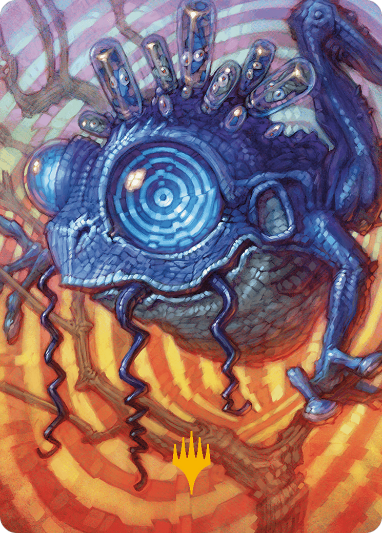 Psychic Frog Art Card (Gold-Stamped Planeswalker Symbol) [Modern Horizons 3 Art Series] | Exor Games Bridgewater