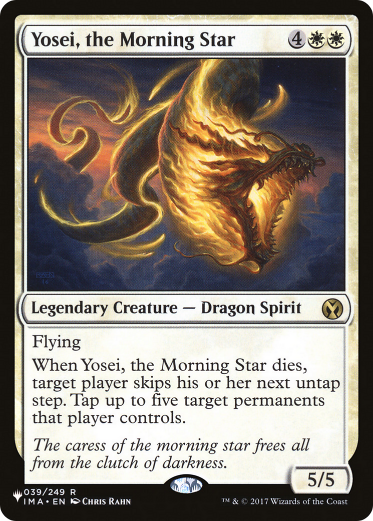 Yosei, the Morning Star [The List Reprints] | Exor Games Bridgewater