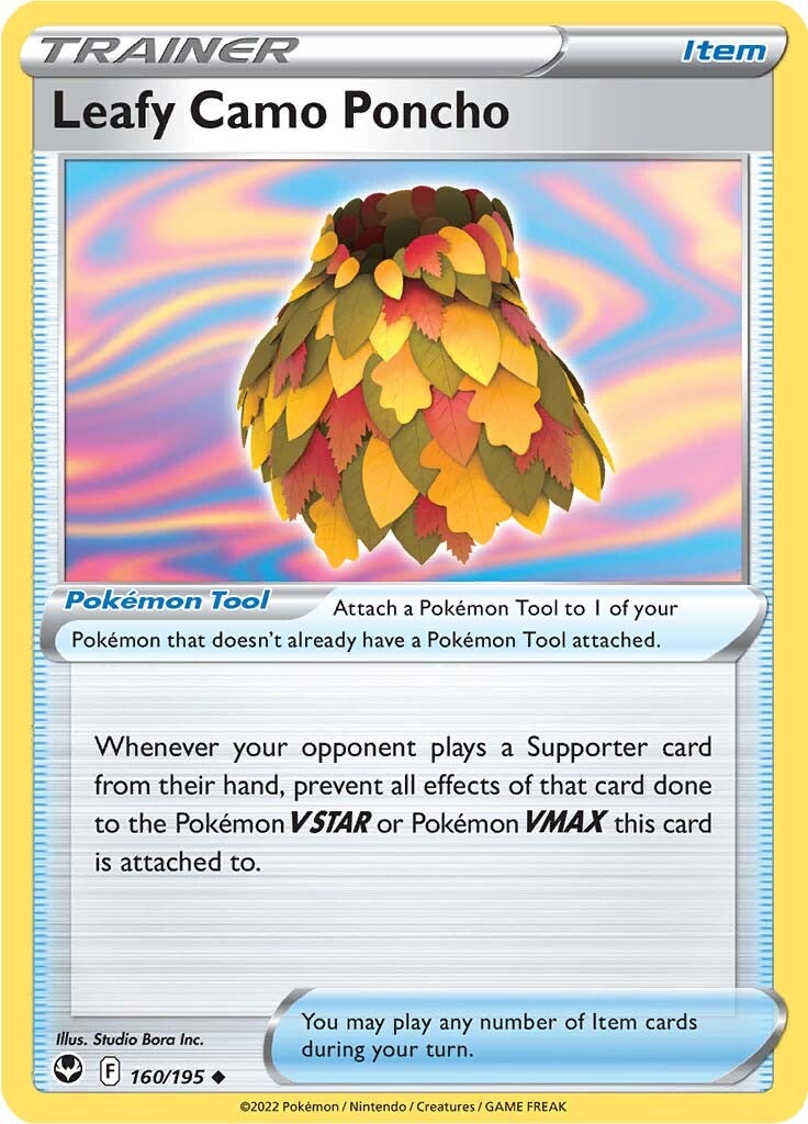Leafy Camo Poncho (160/195) [Sword & Shield: Silver Tempest] | Exor Games Bridgewater