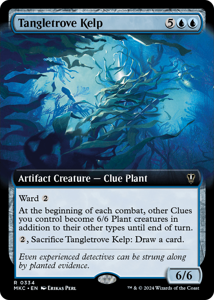 Tangletrove Kelp (Extended Art) [Murders at Karlov Manor Commander] | Exor Games Bridgewater