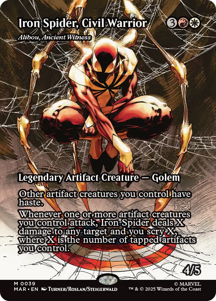 Iron Spider, Civil Warrior - Alibou, Ancient Witness [Marvel Universe: Eternal-Legal] | Exor Games Bridgewater