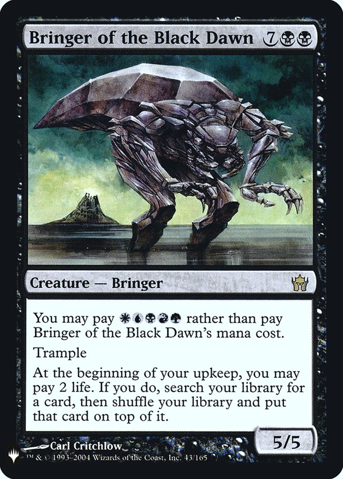 Bringer of the Black Dawn [Mystery Booster] | Exor Games Bridgewater