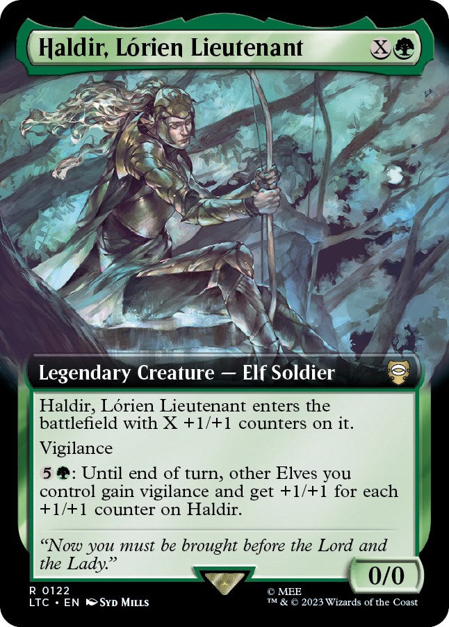 Haldir, Lorien Lieutenant (Extended Art) [The Lord of the Rings: Tales of Middle-Earth Commander] | Exor Games Bridgewater