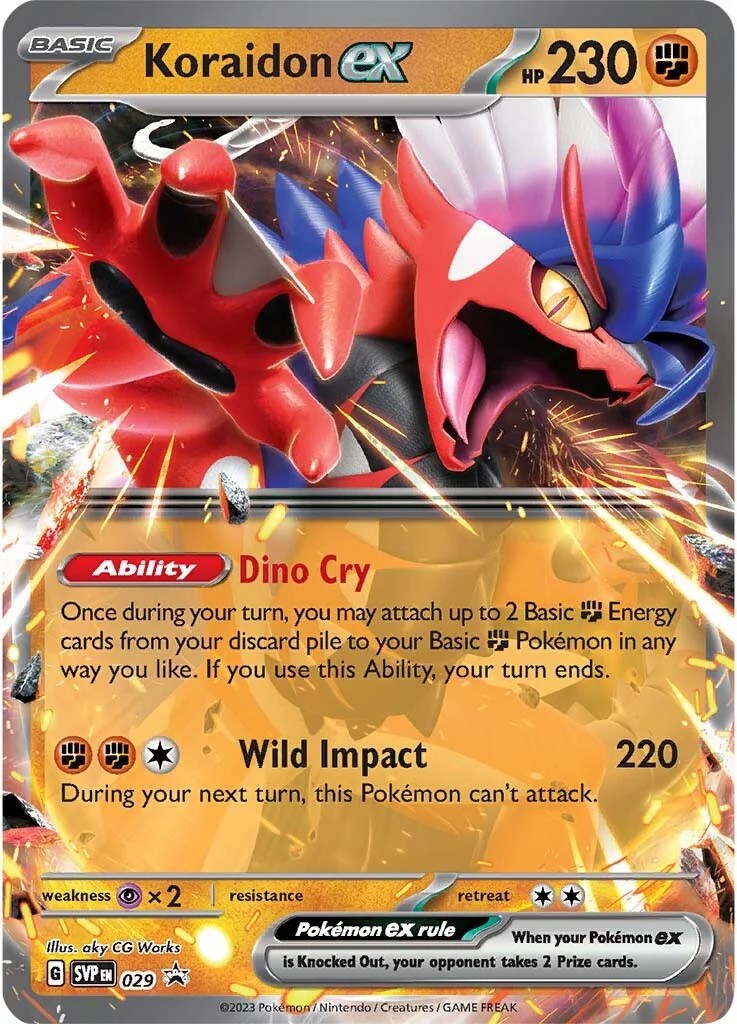 Koraidon ex (029) [Scarlet & Violet: Black Star Promos] | Exor Games Bridgewater