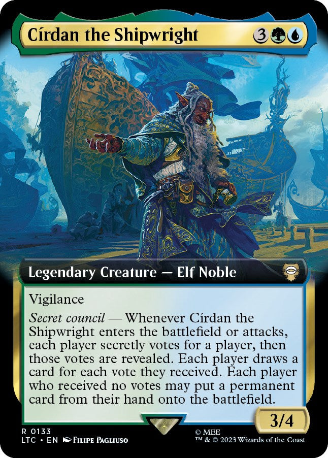 Cirdan the Shipwright (Extended Art) [The Lord of the Rings: Tales of Middle-Earth Commander] | Exor Games Bridgewater